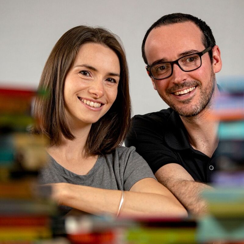 Farshore signs environmental picture book by husband and wife team