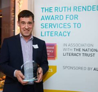 Palmer scoops Ruth Rendell Award for 'outstanding' literacy work