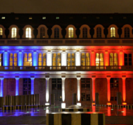 French Culture Ministry in week-long Tricolore illumination 