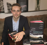 Waterstones' Joseph Knox launches noir debut Sirens