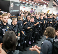 Agents and publishers condemn violence at Frankfurt Book Fair