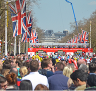 Book trade staff brave heat to tread London Marathon 