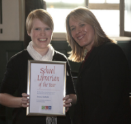 Emma Suffield wins School Librarian of the Year Award