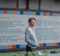 Rosen joins National Poetry Day as billboards go up around country