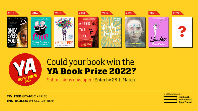 YA Book Prize 2022 opens for submissions