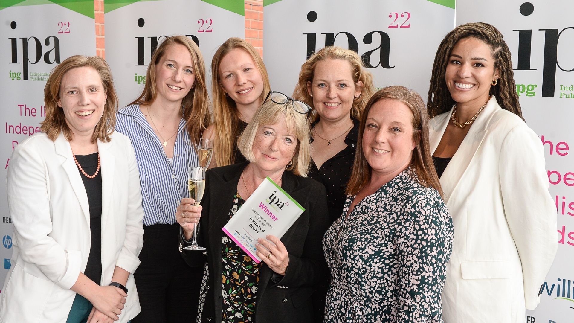 The Boldwood Books team at the 2022 IPG awards