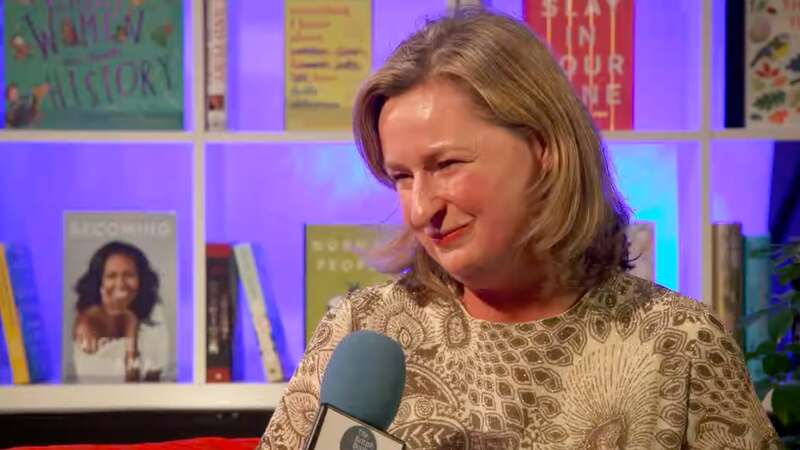 Louise Candlish backstage at The British Book Awards | British Book Awards 2019