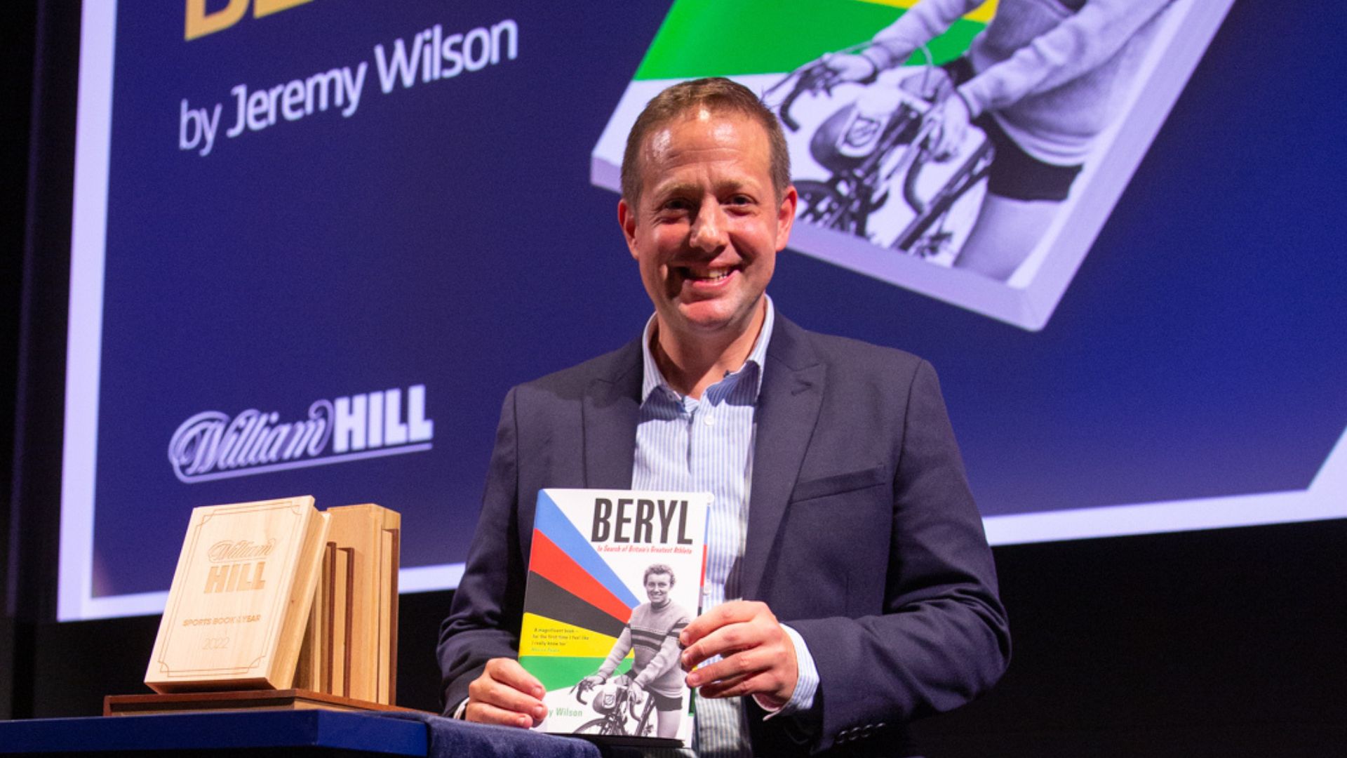 Jeremy Wilson, winner of The William Hill Sports Book of the Year Award 2022