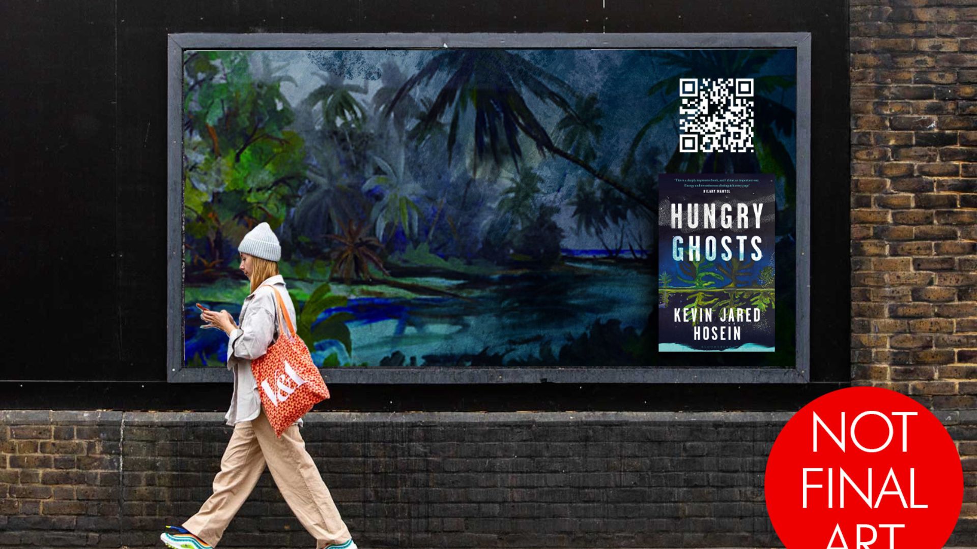 Hungry Ghosts mural mock up