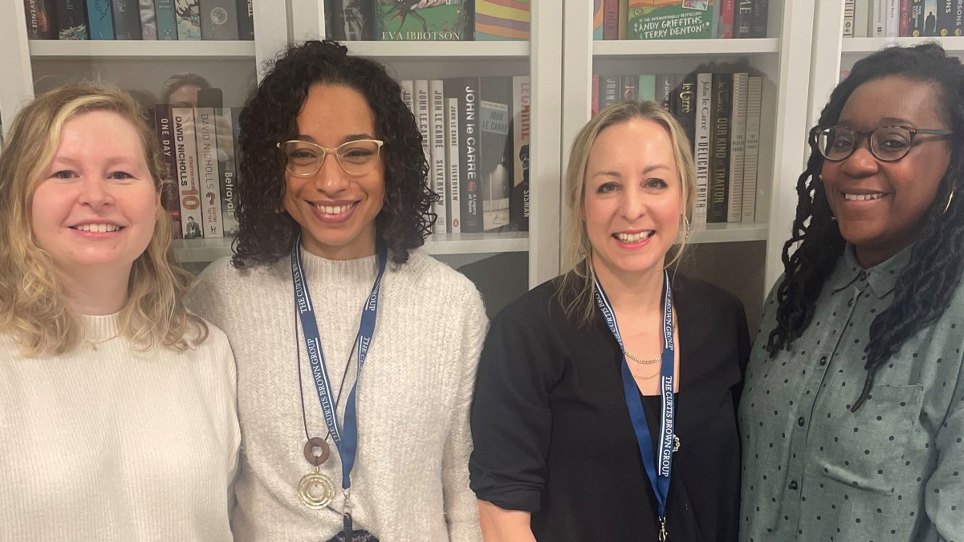 From left: Curtis Brown’s Savanna Wicks, Roxane Edouard, Stephanie Thwaites and Davinia Andrew-Lynch