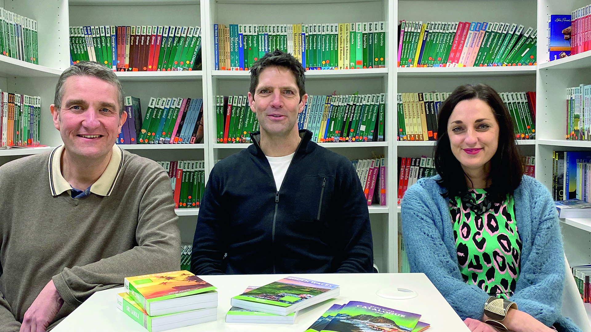 From left Hugh Brune, Adrian Phillips and Anna Moores