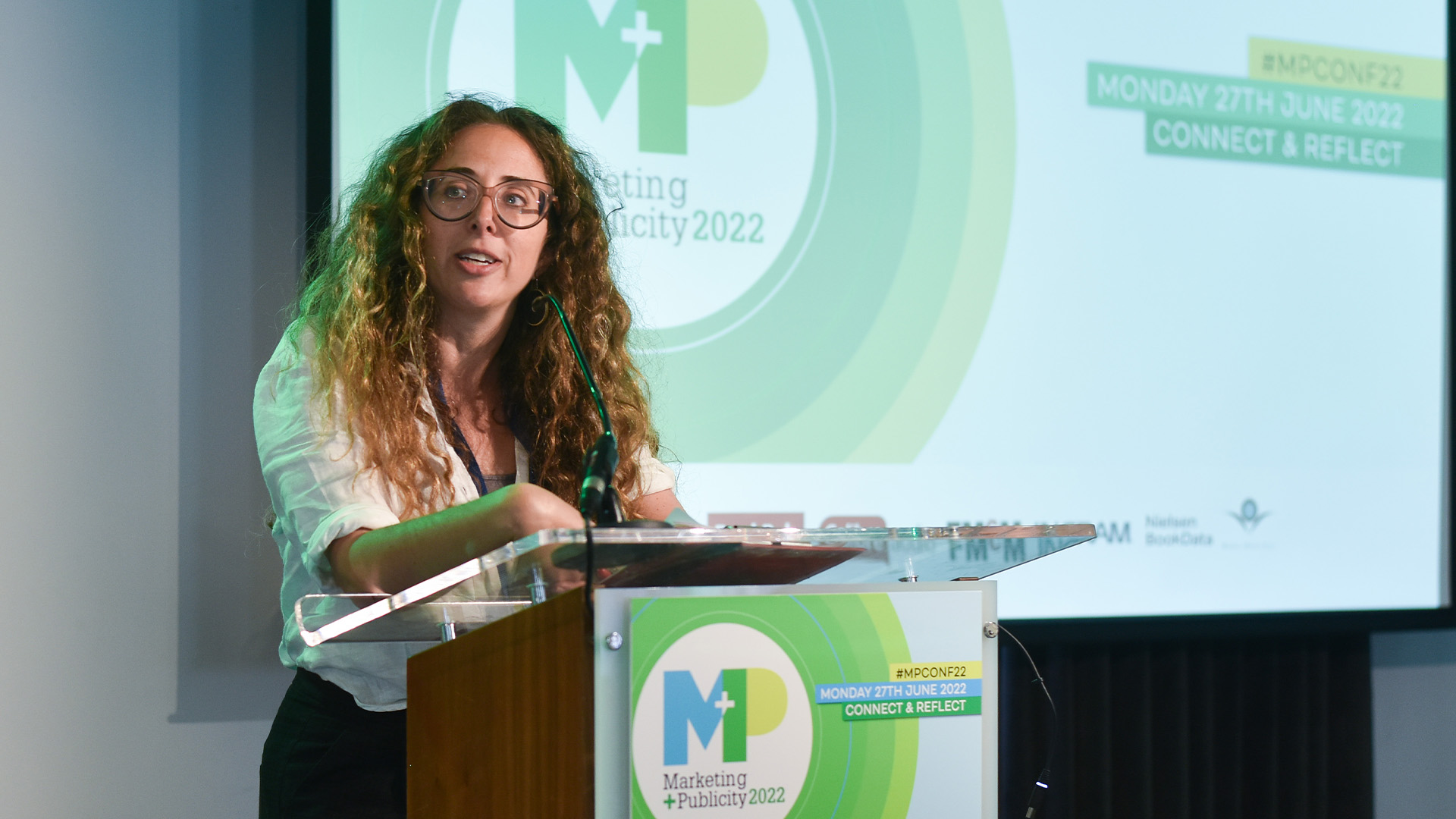 Programme Director Miriam Robinson at The Bookseller's Marketing & Publicity Conference 2022