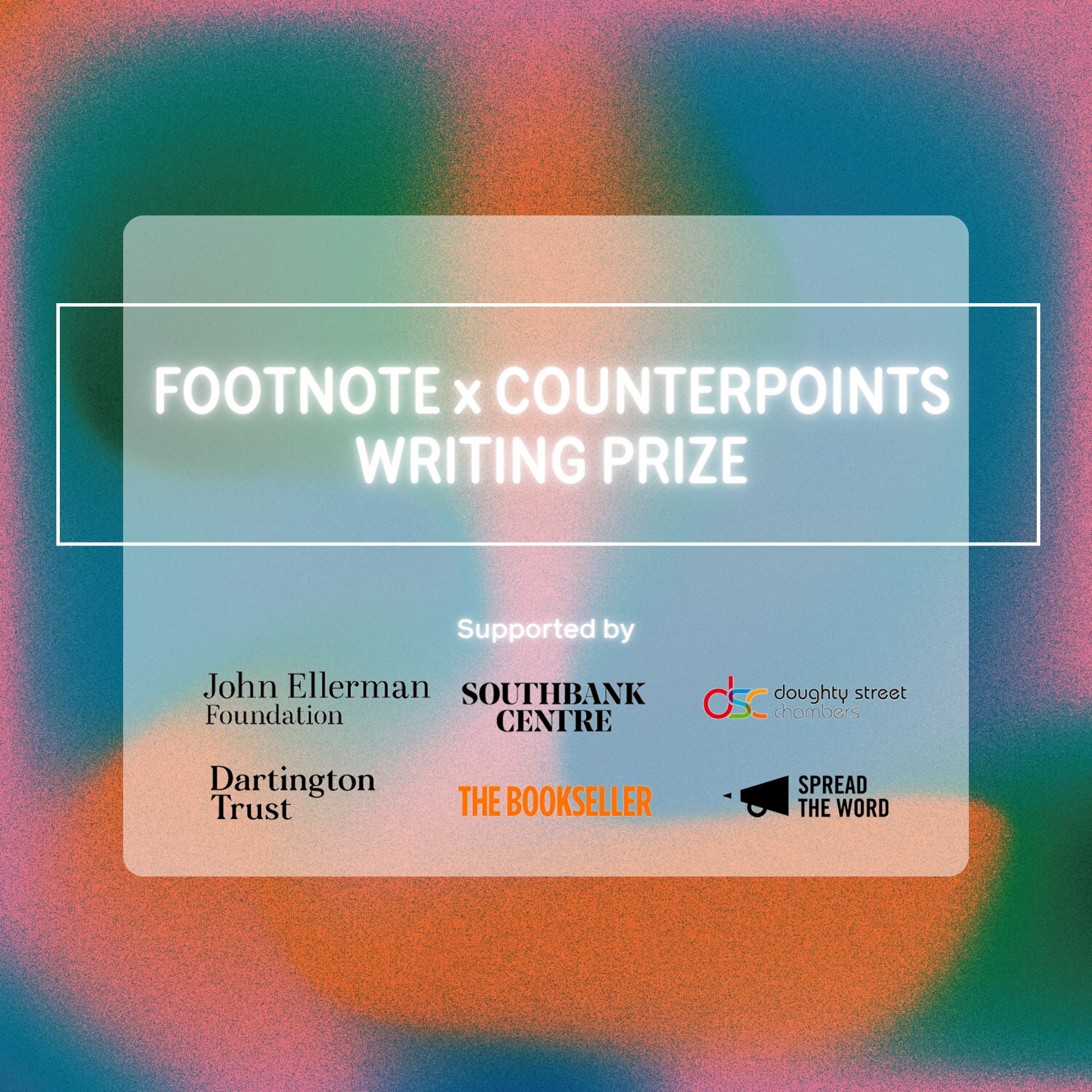 FOOTNOTE x COUNTERPOINTS WRITING PRIZE