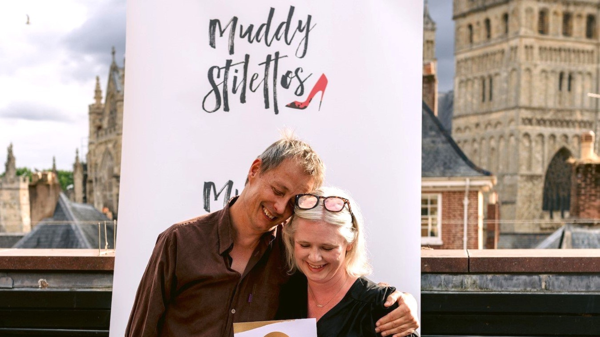 Nigel and Claire Jones, owners of the East Gate Bookshop in Totnes, Devon