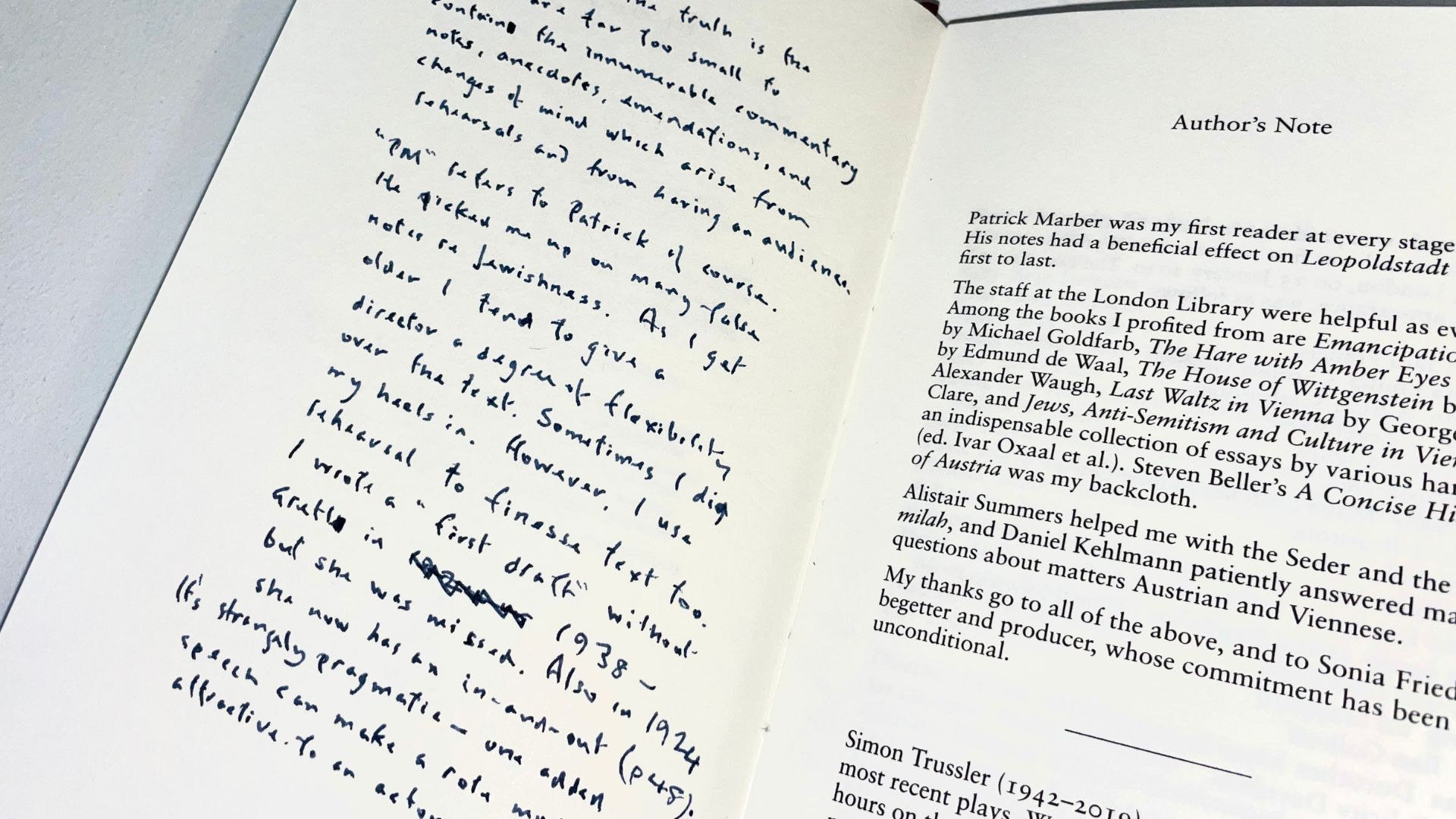 Annotated first editions of plays by Stoppard, Butterworth and more to be auctioned