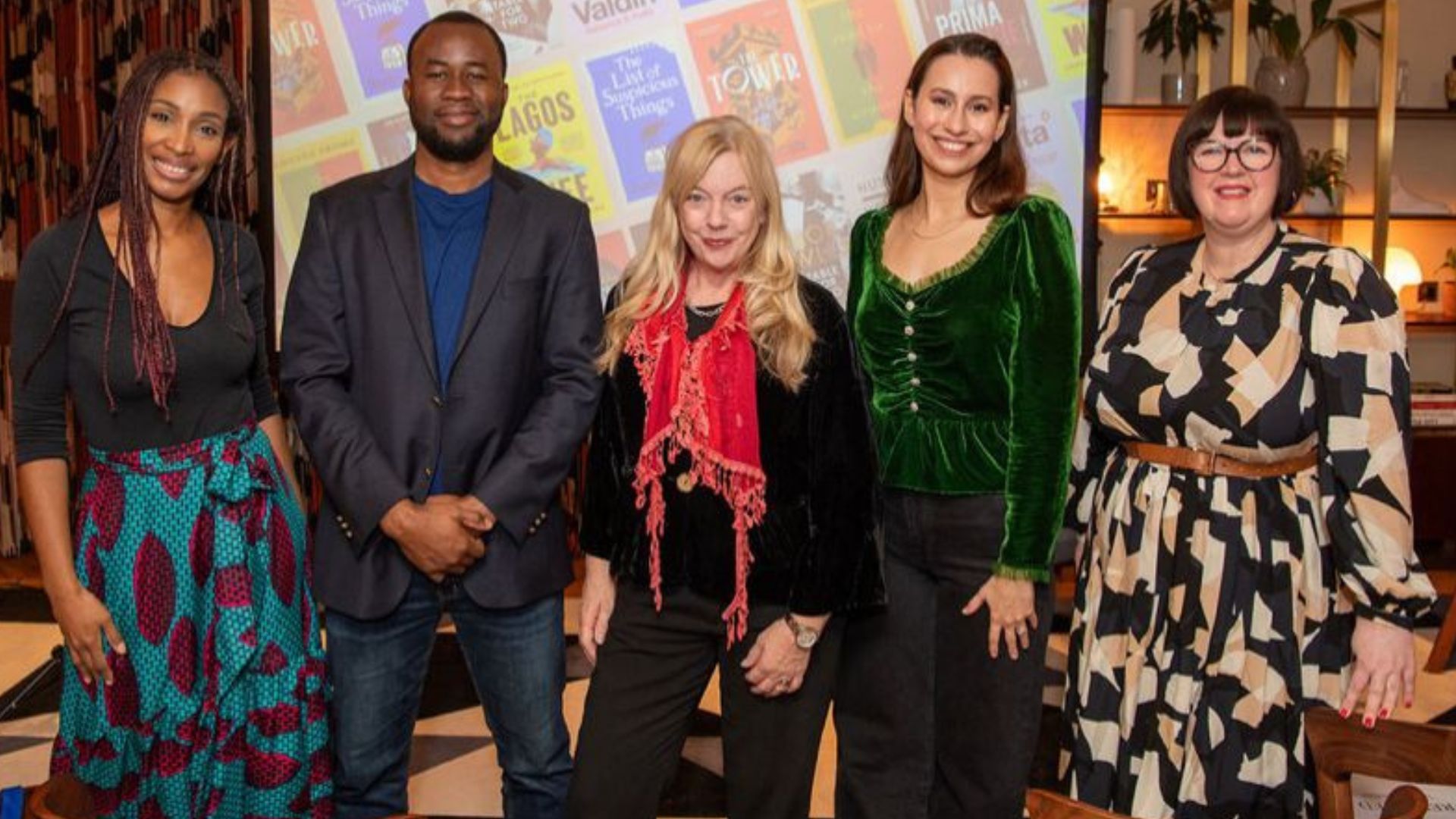 Vanessa Walters, Chigozie Obioma, Suzie Miller, Flora Carr and Jennie Godfrey