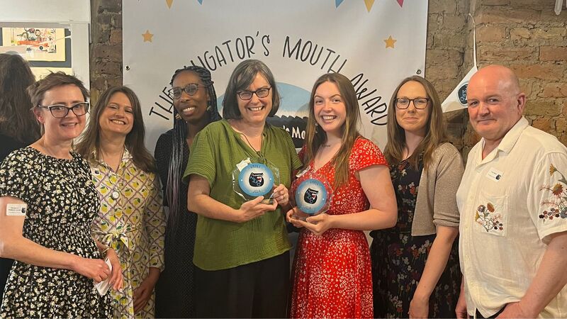 Philip Reeve and Sarah McIntyre win the Alligator’s Mouth Award 2024