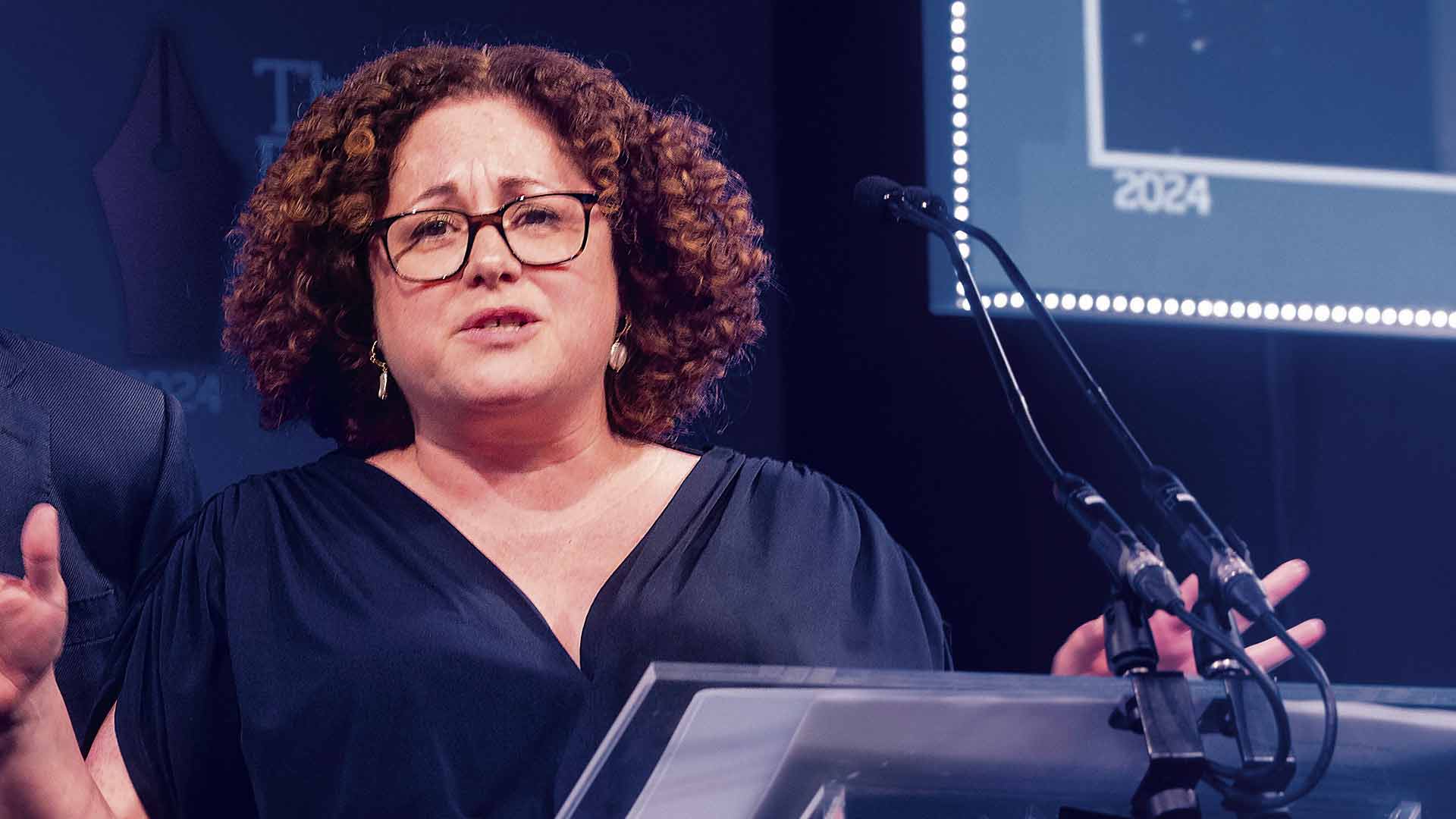 Profile Books’ m.d. Rebecca Gray at The British Book Awards earlier this year. © David Parry