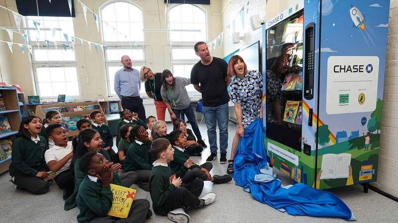 Penguin-backed book vending machine opens in Greenwich celebrating Chase school libraries roll-out