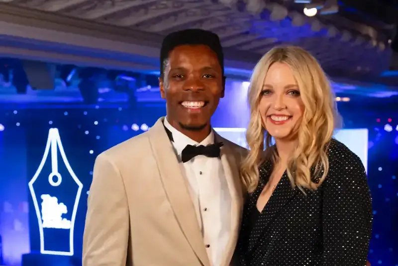 2024: Lauren Laverne & Rhys Stephenson, hosts of the awards ceremony