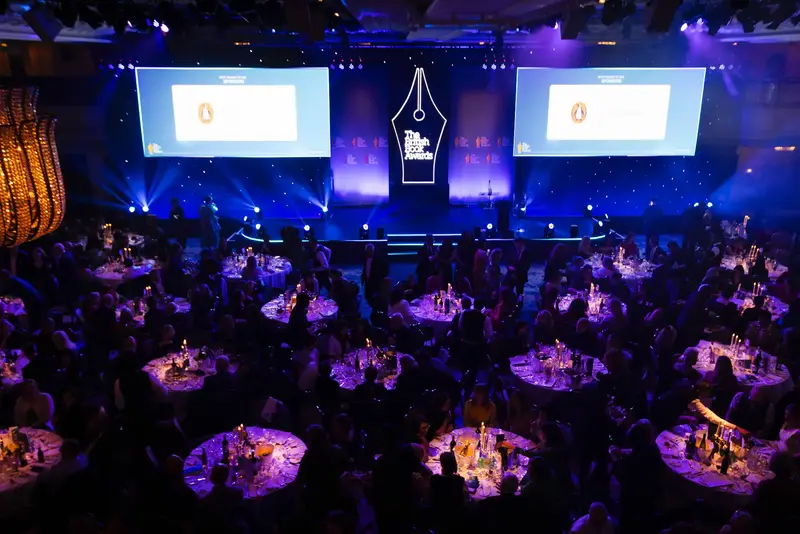 The main ceremony of The 2024 British Book Awards in the Grosvenor House Hotel, London