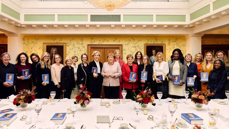 Pan Macmillan hosts women's leadership breakfast with Angela Merkel