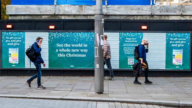 Vintage unveils giant Magic Eye billboard to celebrate Gabrielle Zevin novel