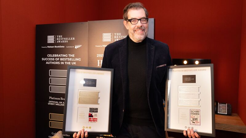 Richard Osman, David Nicholls, Dolly Alderton and Stanley Tucci honoured at Nielsen's Bestseller Awards