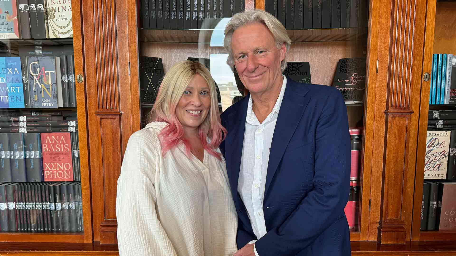 Bj&ouml;rn Borg and Patricia &Ouml;stfeld &copy; Sara Dobareh