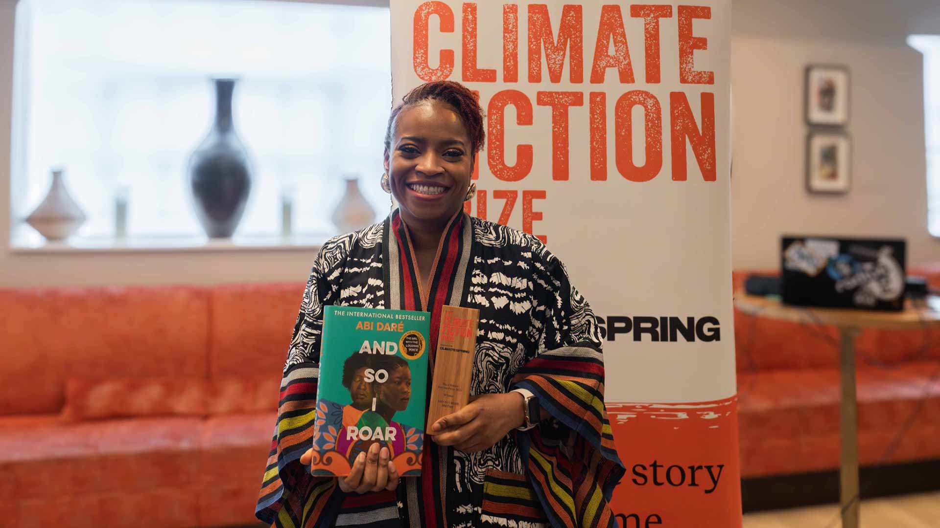 Abi Dar&eacute;, winner of the inaugural Climate Fiction Prize &copy; Heyse Ip