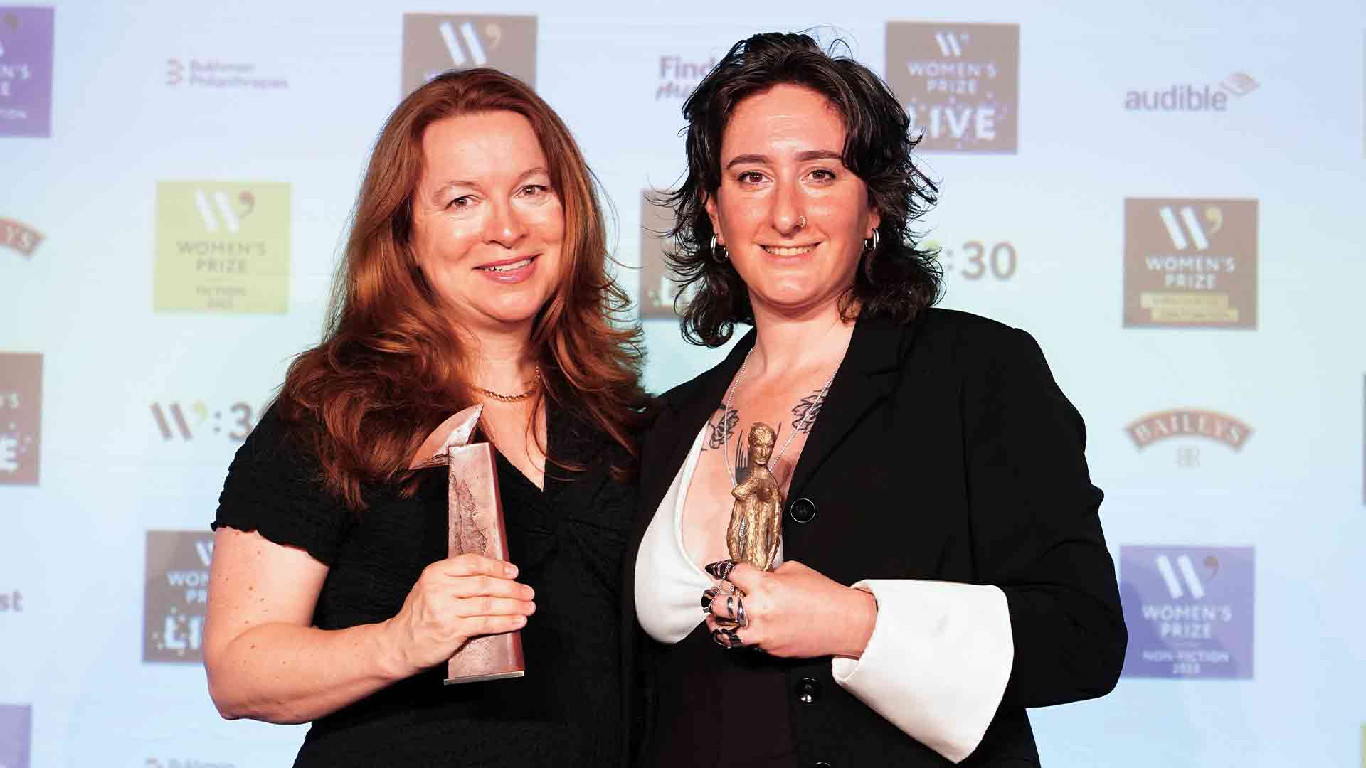 L-r: Rachel Clarke and Yael van der Wouden &copy; The Women's Prize