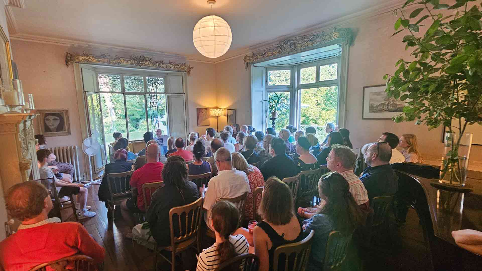 Robin Ince at Ashley Court for his Weirdly Normal and Normally Weird book tour