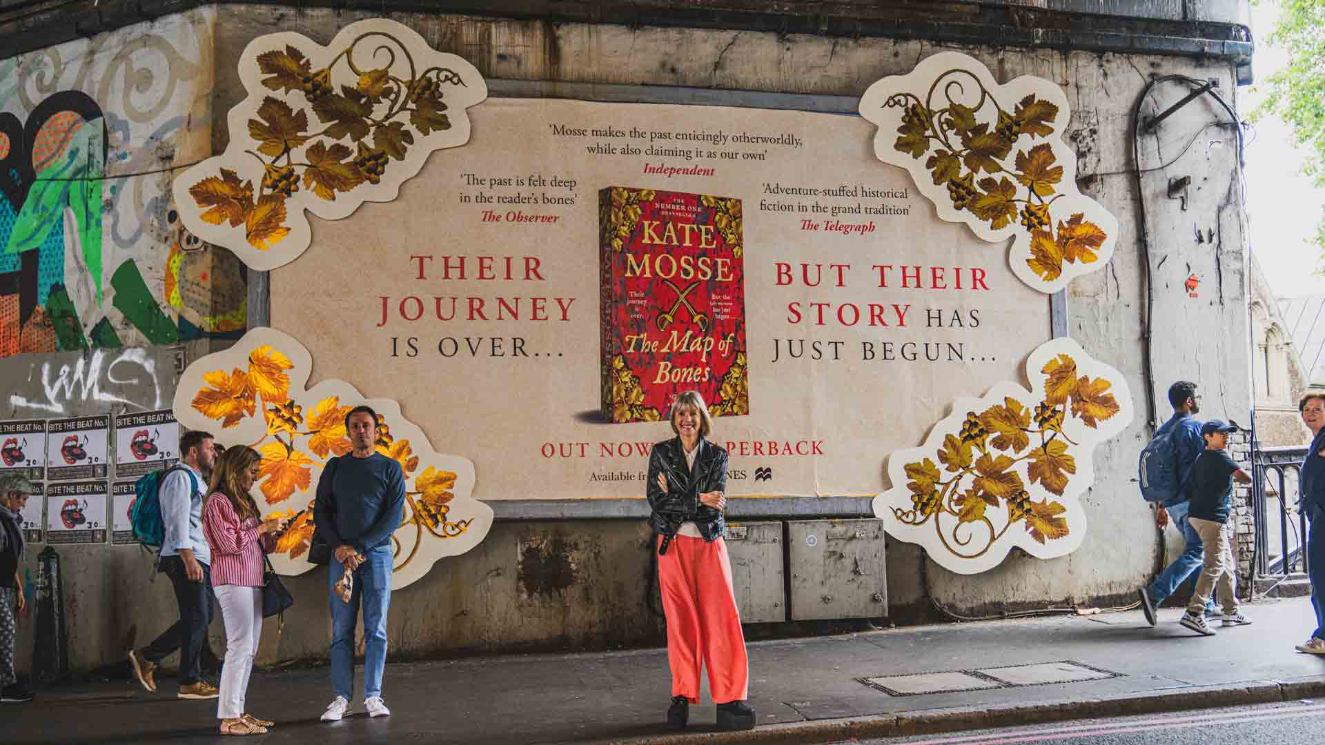The Map of Bones 'spillboard' in London Bridge