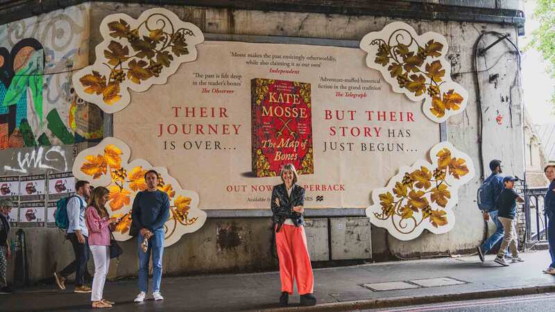 Mantle's 'spillboard' campaign celebrates Kate Mosse's The Map of Bones
