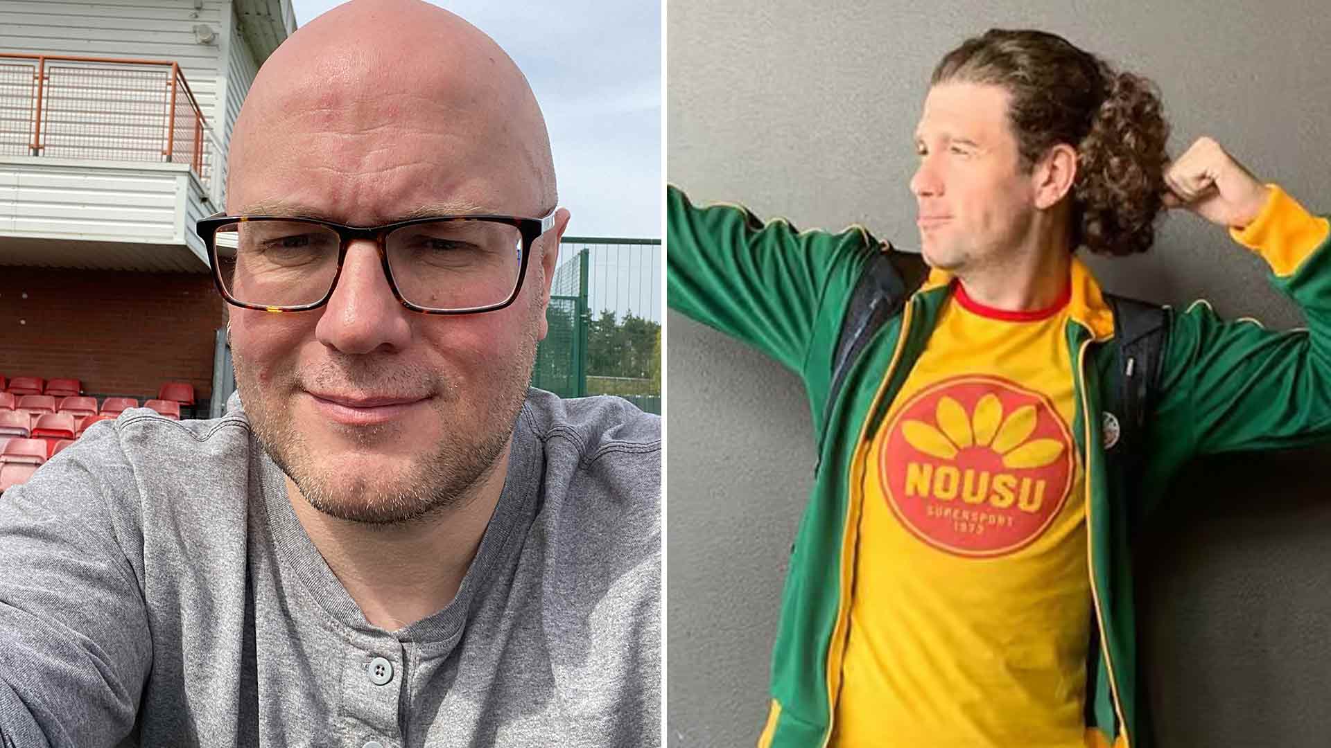 Jon Bruford and Fintan Costello, hosts of The Gambling Files podcast Jon Bruford and Fintan Costello, hosts of The Gambling Files podcast