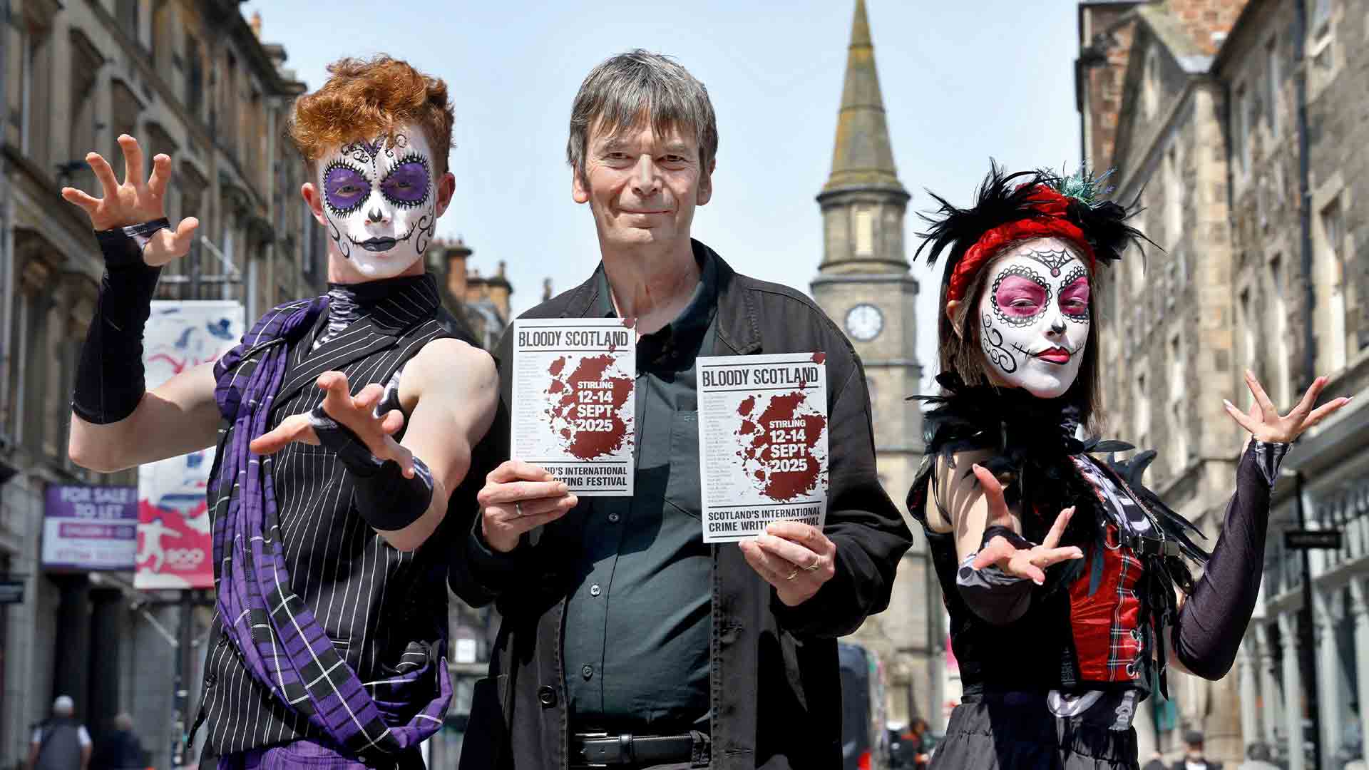 The Bloody Scotland 2025 Launch: Day of the Deid and Ian Rankin (centre)