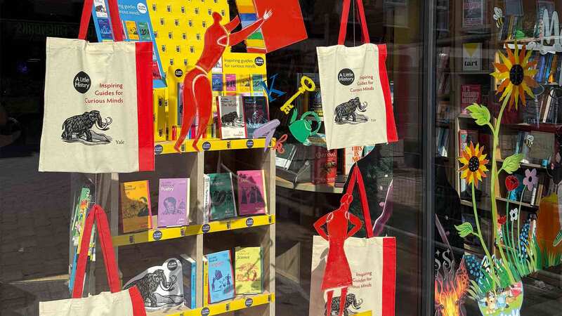 Yale’s Little Histories £750 window-display competition won by Pritchards Bookshop