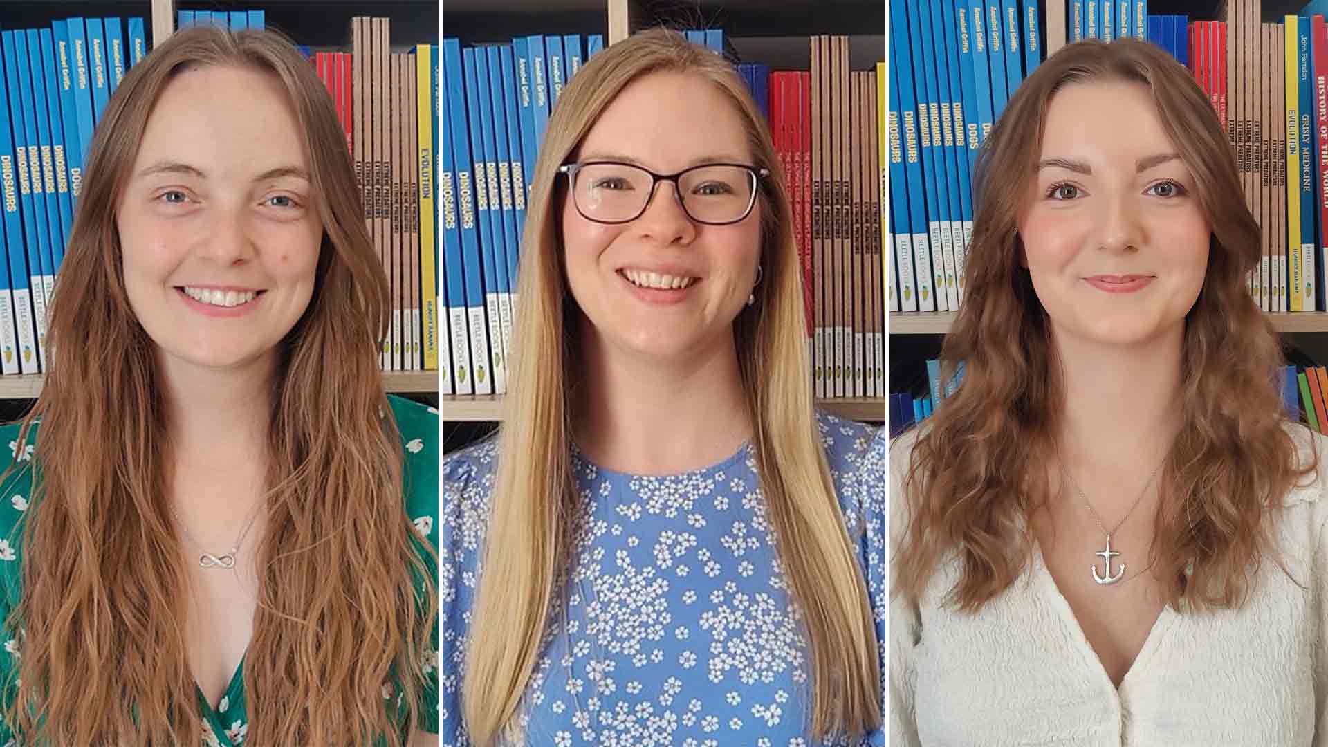 L-R: Amy Harvey, Holly Thornton and Millie Burdett, Hungry Tomato