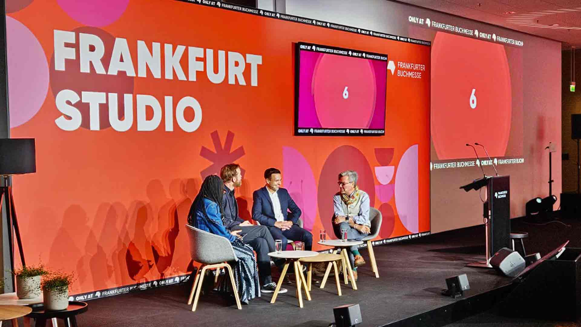 The AI in Audiobooks panel at the 2025 Frankfurt Book Fair