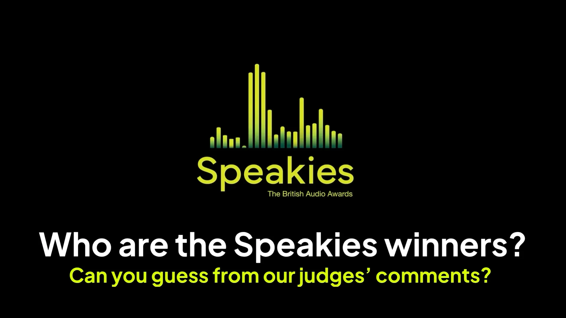 Video: Who are The Speakies winners?