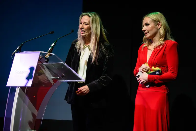 Emily Tarrant and Georgia Tennant, winner of Best Audiobook: Romance, at The British Audio Awards &copy; David Monteith-Hodge