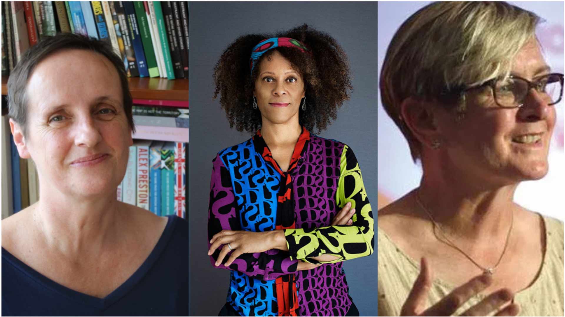 Ruth Harrison, Bernadine Evaristo and Ruth Borthwick