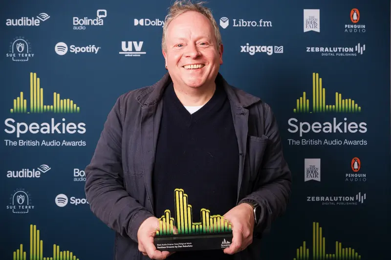 Dan Rebellato, author of the Best Audio Drama: New / Original Work winner, Restless Dreams.  &copy; Alex Brenner