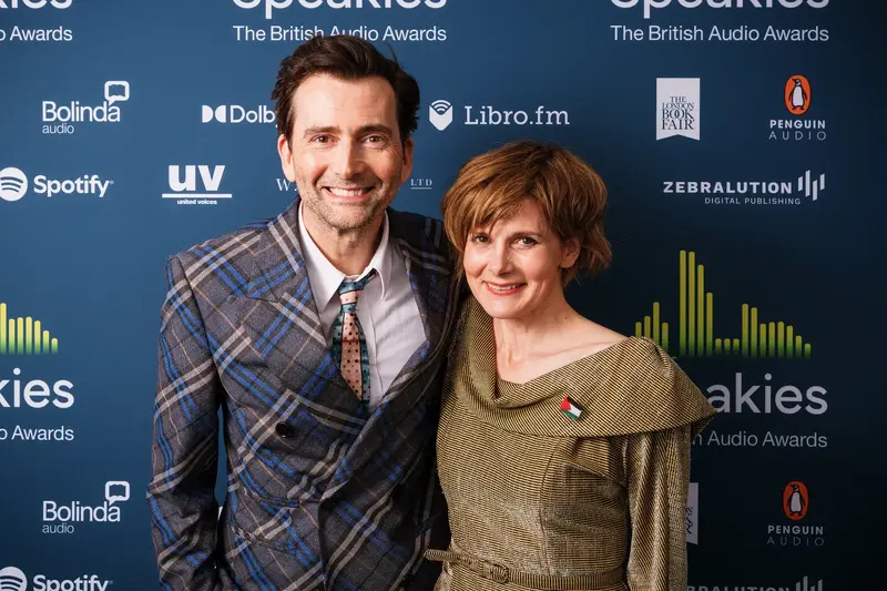 David Tennant and Louise Brealey at The British Audio Awards &copy; Alex Brenner