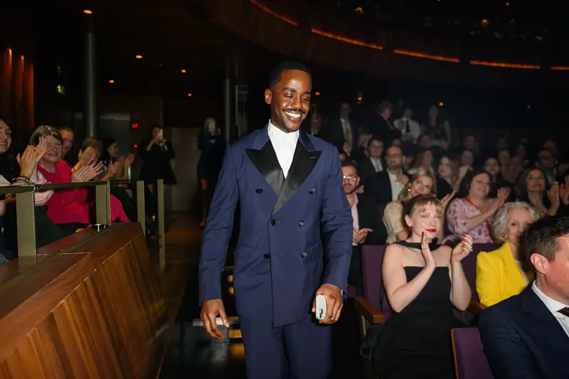 Ncuti Gatwa, star of Audio of the Year Gatsby in Harlem, at The British Audio Awards &copy; David Monteith-Hodge