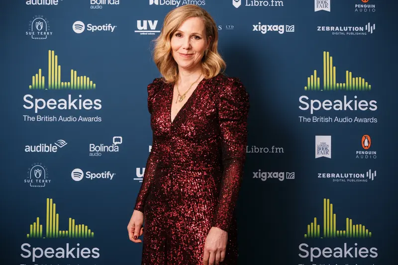 Sally Phillips, presenter of The British Audio Awards &copy; Alex Brenner