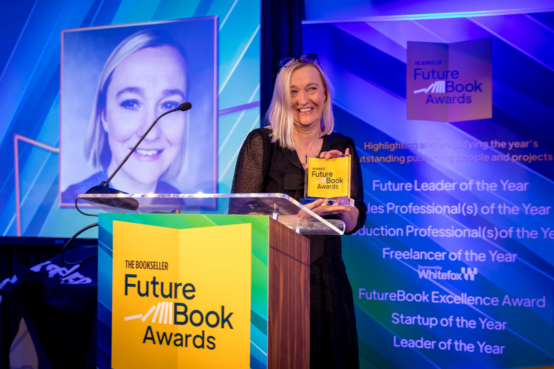 Emily Cox - winner of FutureBook Freelancer of the Year
