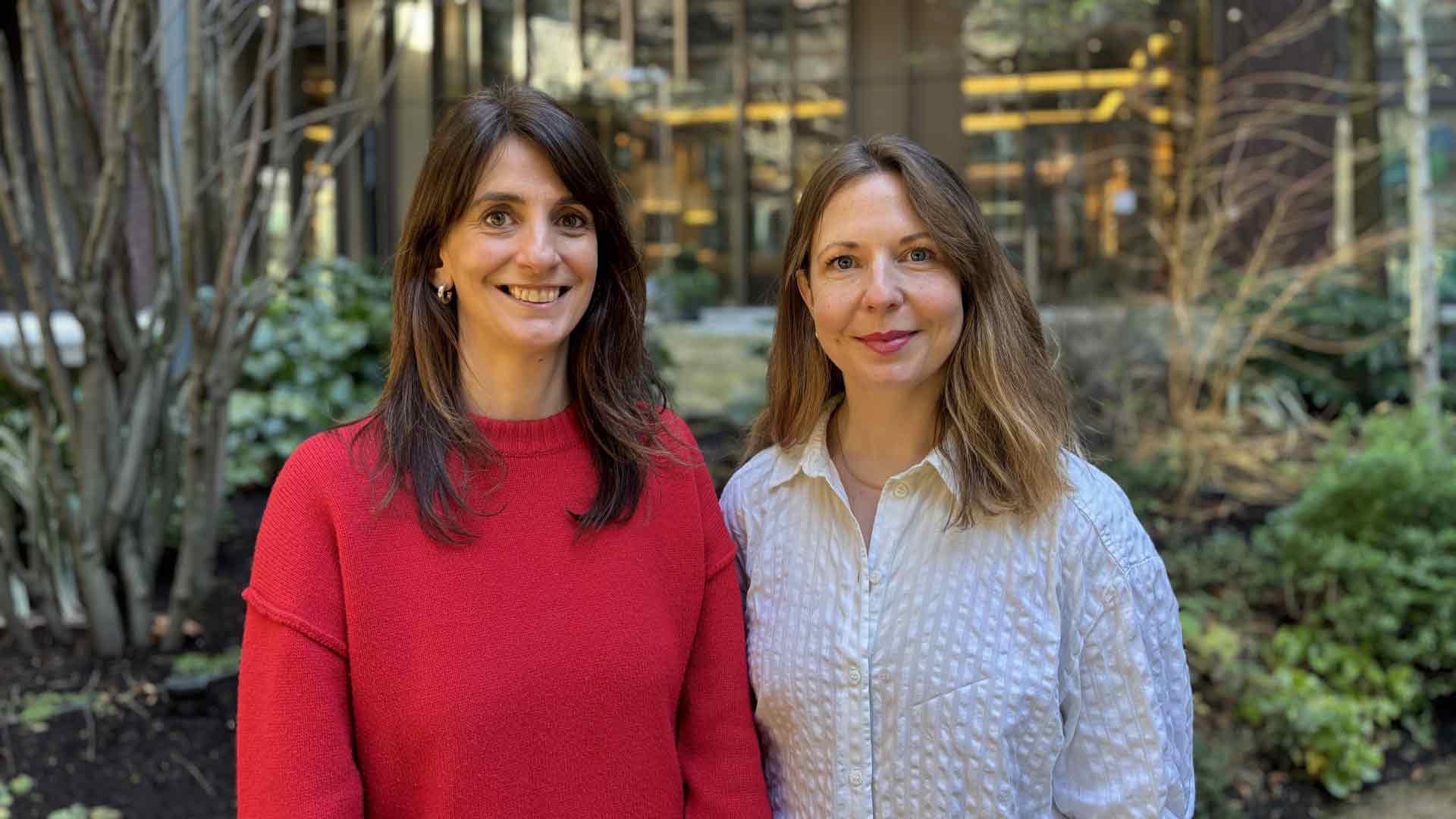 Eleni Lawrence and Sandra Taylor