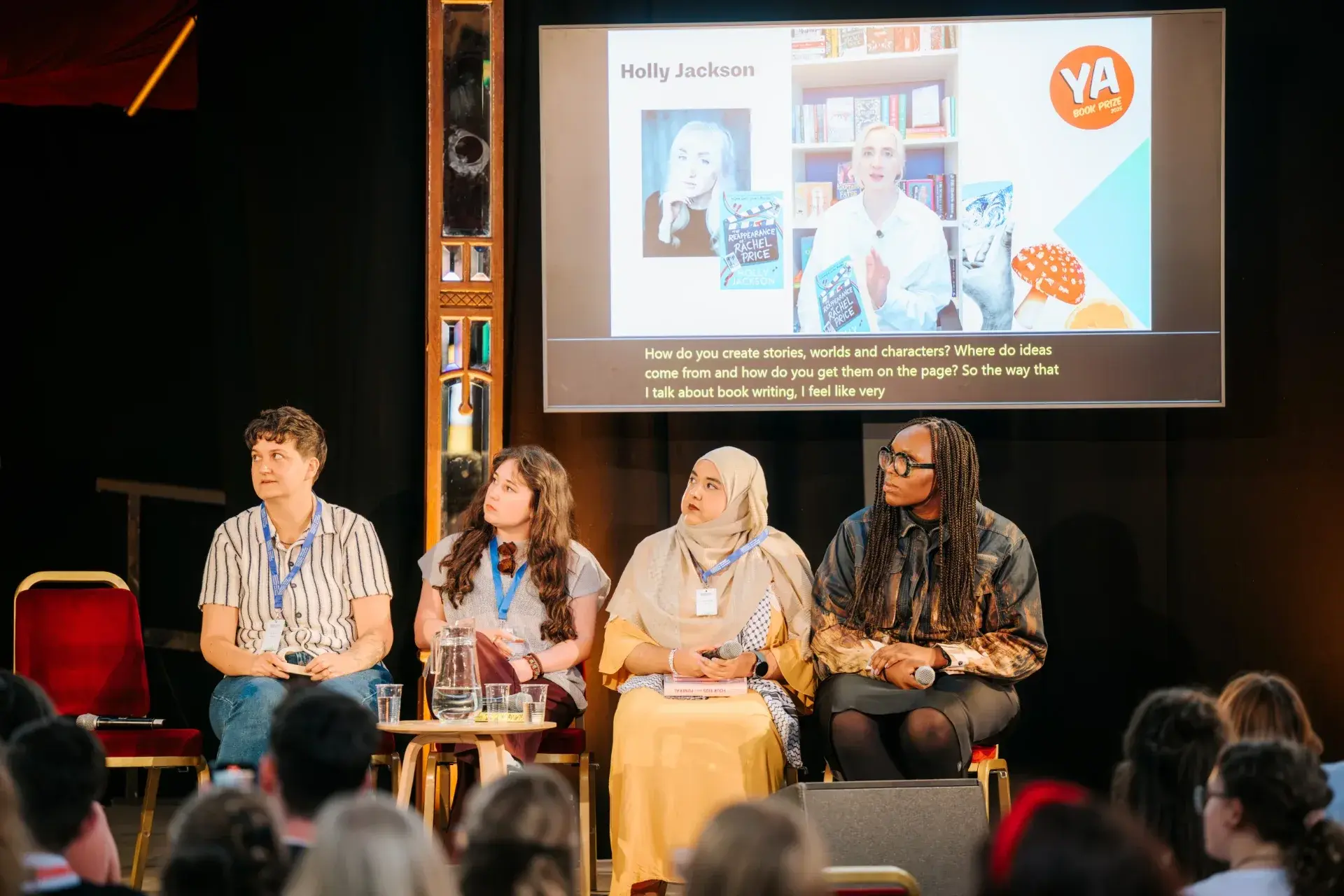 The YA Book Prize panel &copy; Mihaela Bodlovic