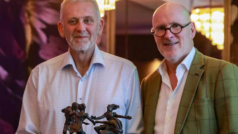 Liam Donnelly and Tony Hayes win the O&rsquo;Brien Press Bookseller of the Year Award